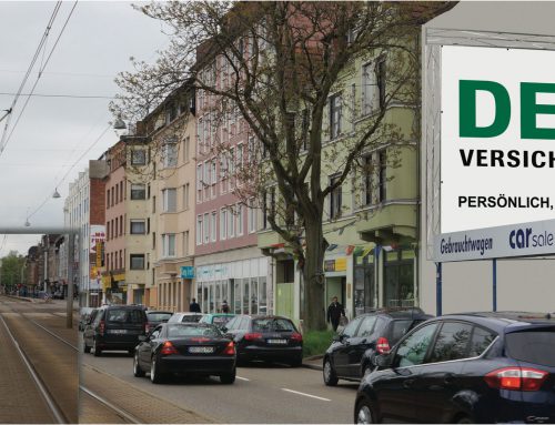 (M15) Mega1Banner Mainzer Str. vis-a-vis Landespolizeidirektion