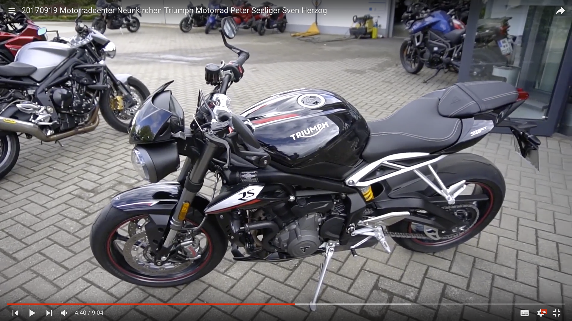 2017 Triumph Street Triple In schwarz_MSM_MEDIEN_SAAR_MOSEL_SAARLAND_FERNSEHEN_1_ED_SAAR