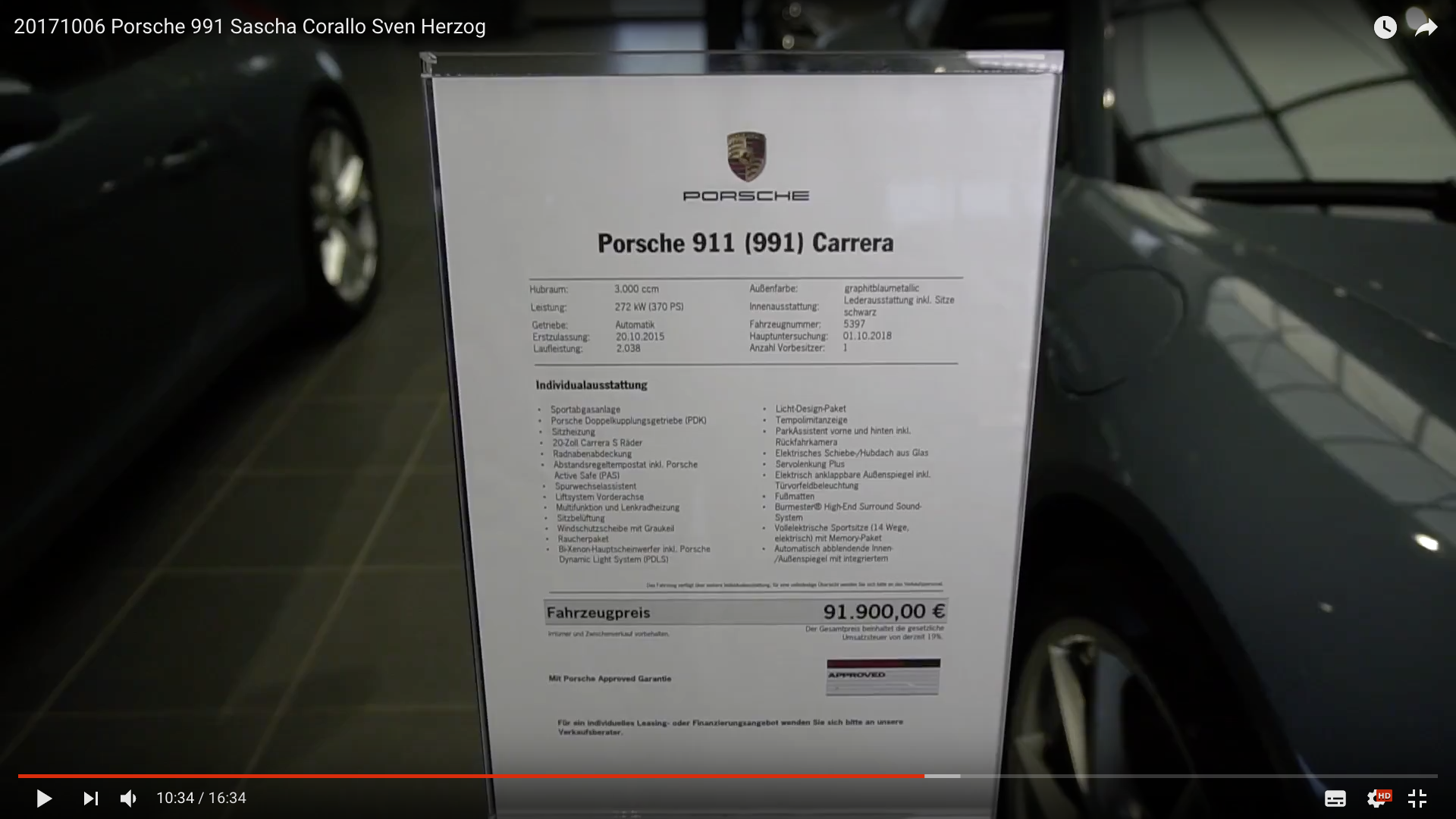 2017 Porsche 991 2. Generation Porsche 991 Details _MSM_MEDIEN_SAAR_MOSEL_SAARLAND_FERNSEHEN_1_ED_SAAR