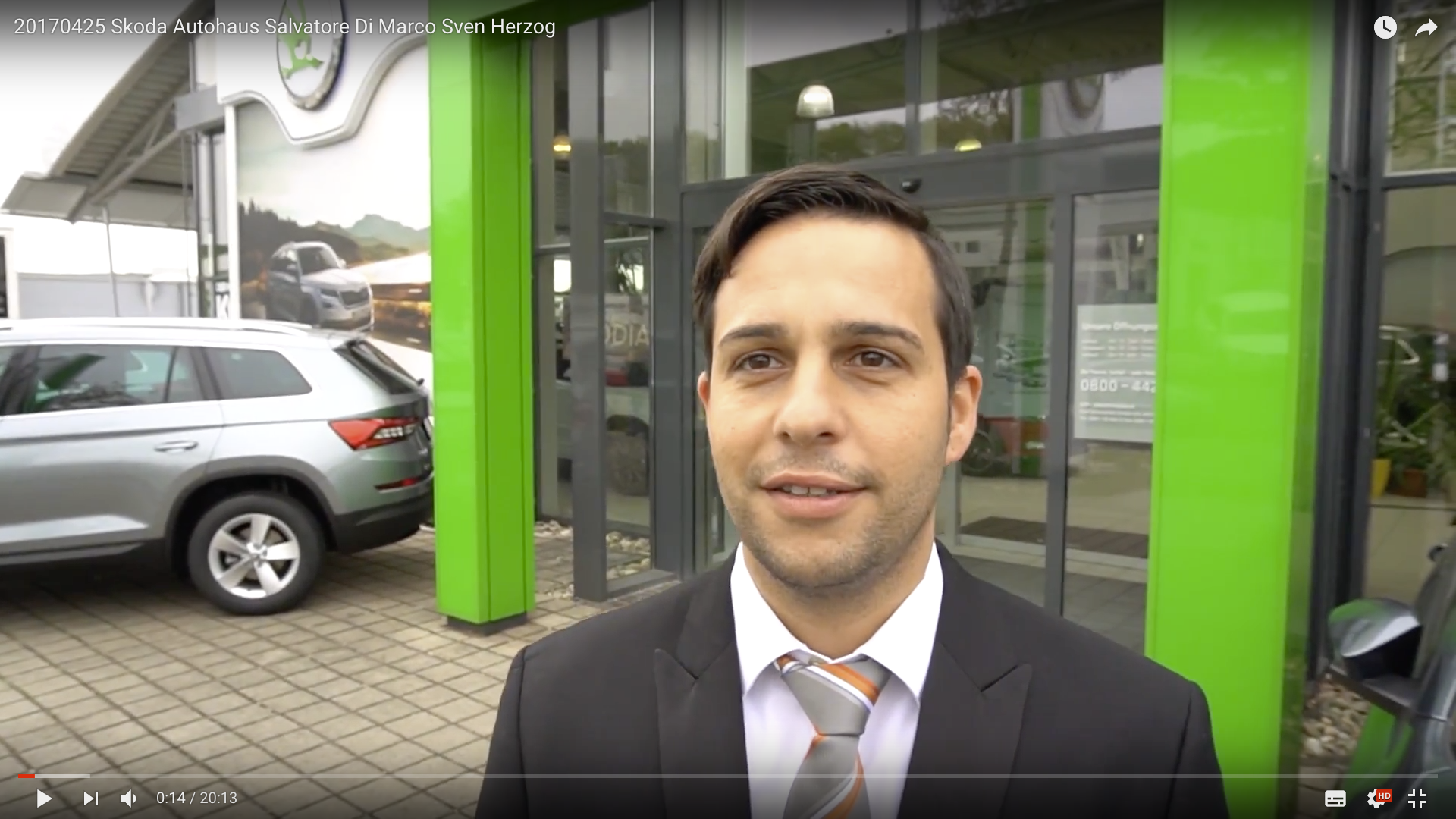 2017 Rittersbacher Skoda Zentrum Saarbrücken Verkaufsleiter Salvatore Di Marco _MSM_MEDIEN_SAAR_MOSEL_SAARLAND_FERNSEHEN_1_ED_SAAR