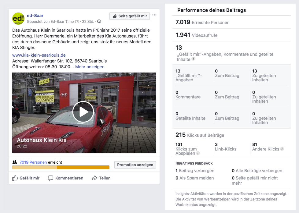 Autohaus Klein KIA Performance_MSM_MEDIEN_SAAR_MOSEL_SAARLAND_FERNSEHEN_1_ED_SAAR